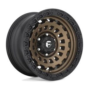 Fuel – D634 ZEPHYR – Bronze – 17″x8.5″ 25mm – All weather Wheels – D63417853357